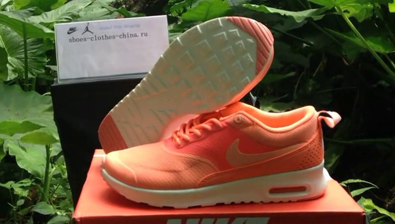 Nike Air Max Thea Print orange white Review From tradingaaa.cn