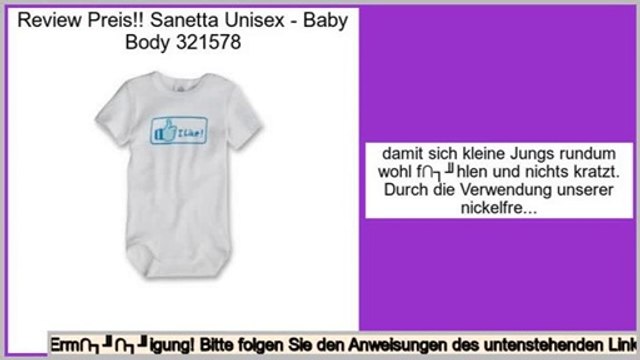 Beste Bewertungen Sanetta Unisex - Baby Body 321578