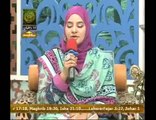 Hooria qadri latest Ramzan 2014 new Hamd Allah Baaqi Min Kulle Fani in Ramadan program