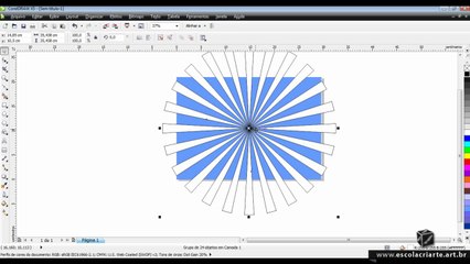 Curso de Corel Draw X5 aula 49 - fundo abastrato