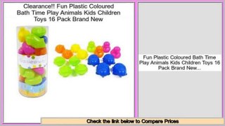Reviews And Ratings Fun Plastic Coloured Bath Time Play Animals Kids Children Toys 16 Pack Brand New