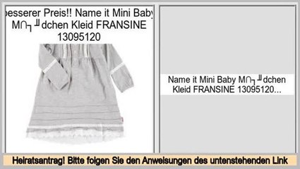 Angebote Online Name it Mini Baby M�dchen Kleid FRANSINE 13095120