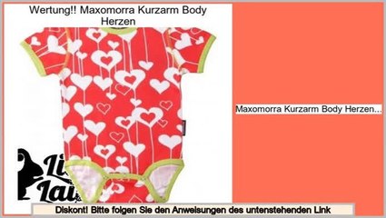 Consumer Reports Maxomorra Kurzarm Body Herzen
