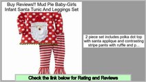 Deals Online Mud Pie Baby-Girls Infant Santa Tunic And Leggings Set