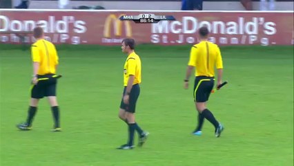 Maccabi Haifa - Lille friendly game interrupted by supporters! Fight on pitch!