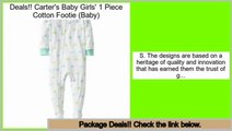 Reports Best Carter's Baby Girls' 1 Piece Cotton Footie (Baby)