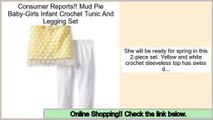 Deal Of The Day Mud Pie Baby-Girls Infant Crochet Tunic And Legging Set
