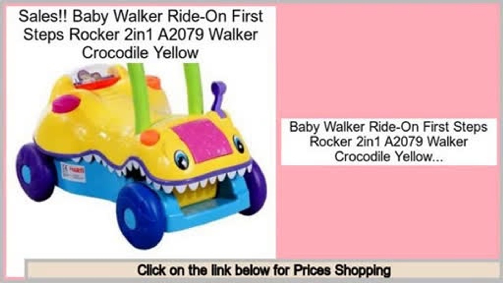 crocodile walker baby