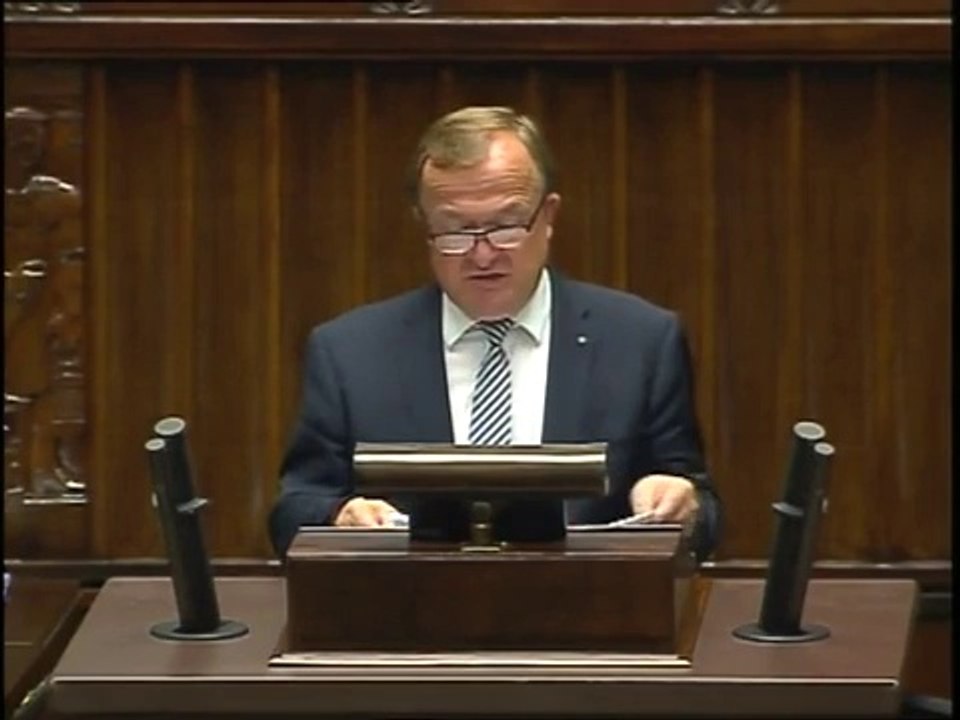 Poseł Jan Łopata - Wystąpienie z dnia 22 lipca 2014 roku.