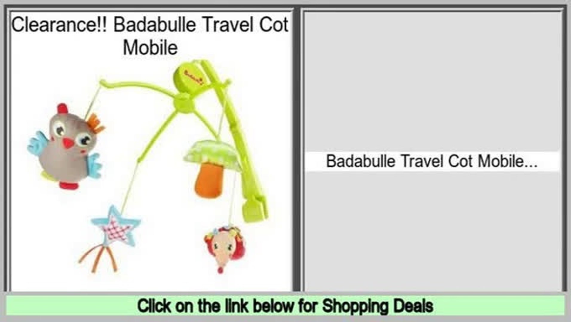 ⁣Reports Reviews Badabulle Travel Cot Mobile