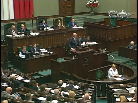 Poseł Piotr Chmielowski - Wystąpienie z dnia 22 lipca 2014 roku.