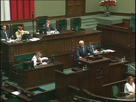 Poseł Ryszard Zbrzyzny - Wystąpienie z dnia 22 lipca 2014 roku.