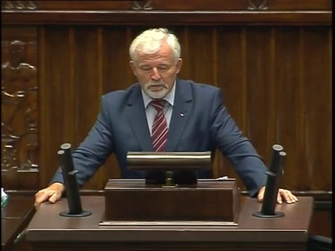Poseł Ryszard Zbrzyzny - Wystąpienie z dnia 22 lipca 2014 roku.