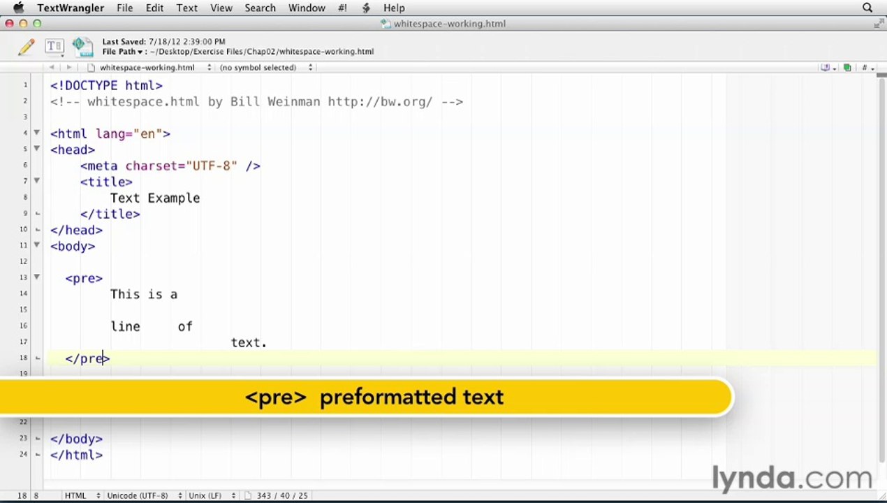 01 - Understanding whitespace and comments
