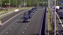 Hearse Caravan Carrying MH17 Victims Through The Netherlands Is Chilling