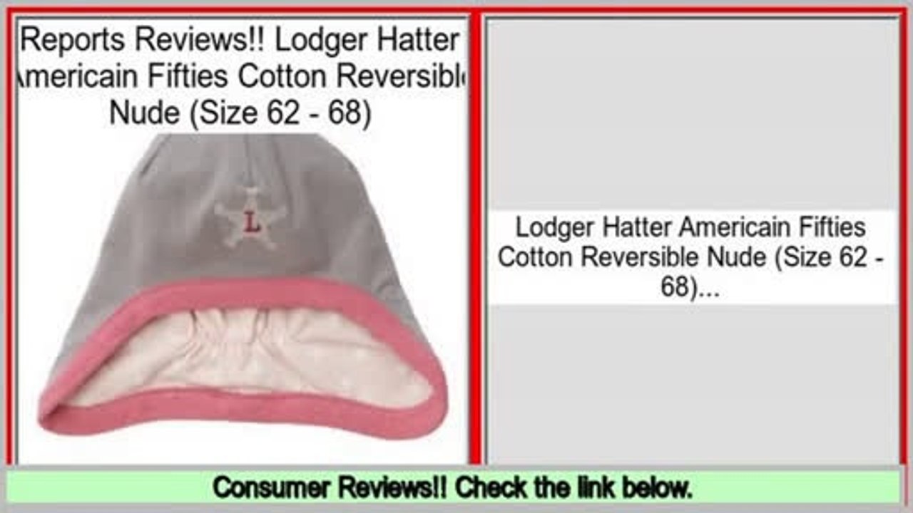 Sales Best Lodger Hatter Americain Fifties Cotton Reversible Nude (Size 62 - 68)