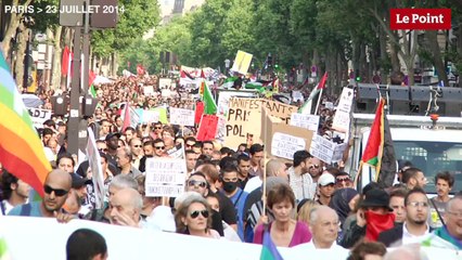 Manifestation pro-Gaza : "Nous sommes contre Israël, pas contre les Israéliens"