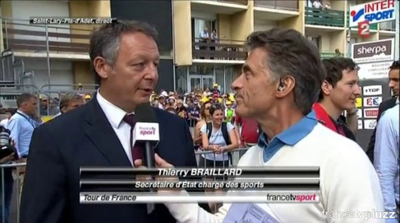 France 2 - Vélo Club 23 juillet | Thierry Braillard répond à Gérard Holtz