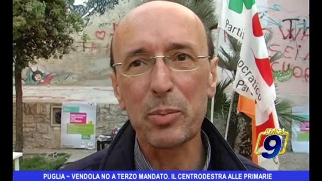 PUGLIA | Vendola no a terzo mandato . Il centrodestra alle primarie