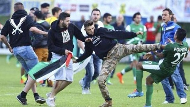 Le match amical Lille-Maccabi Haïfa interrompu par des manifestants propalestiniens