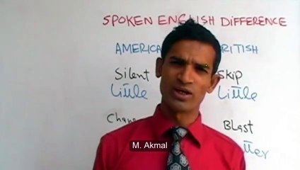 American V/s British English Accent