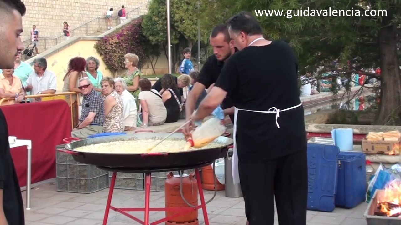 Tortilla de patatas gigante - Feria de Julio de Valencia 2014