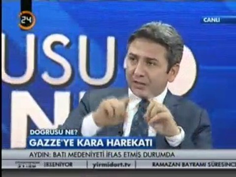 AKParti Grup Başkanvekili Ahmet AYDIN, Tv24'de İsrail'in Gazze'ye Kara Harekatı