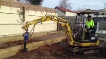 Remove Stumps with Excavator for Home Extension Projects