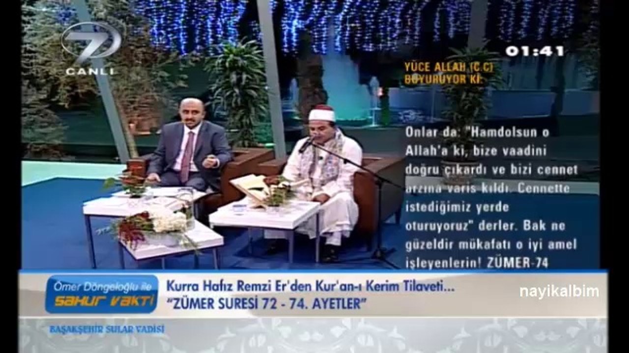 Remzi Er Zümer Kadir suresi Ramazan 2014