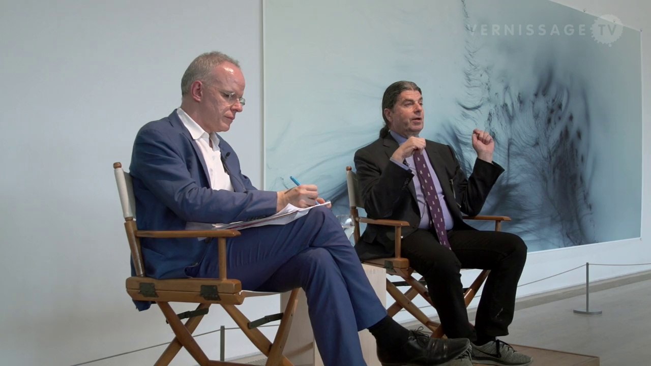 John Armleder in Conversation with Hans Ulrich Obrist. Artist Talk at Fondation Beyeler