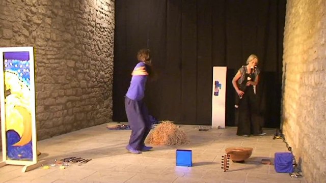 VERS LE BLEU spectacle-poésie résumé 9 minutes