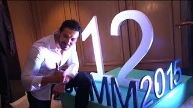 Press conference with John Abraham for Standard Chartered Mumbai Marathon 2015