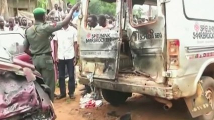 Suicide bombs in Nigeria's Kaduna kill 82, ex-leader Buhari targeted