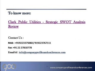 Clark Public Utilities - Strategic SWOT Analysis Review