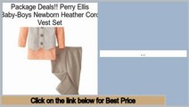 Package Deals Perry Ellis Baby-Boys Newborn Heather Cord Vest Set
