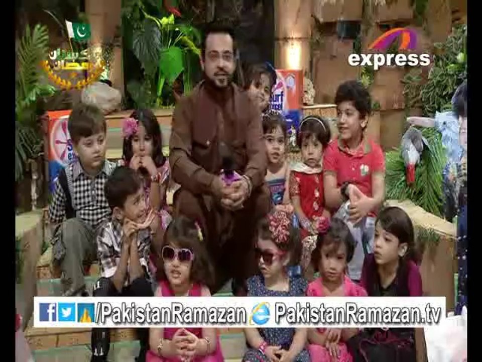 25th Iftari Qasas ul Anbiya,Ao Kahani Sunain & Ao Quran Sikhian in Pakistan Ramazan 24-7-2014 Part 3