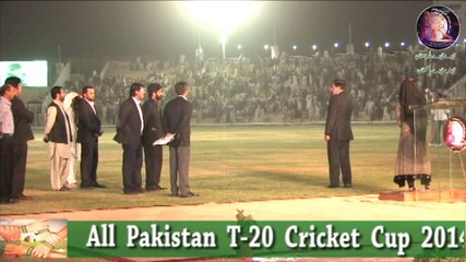 SC Addressing at Closing Ceremony of T-20 Cup 2014 Pakistan