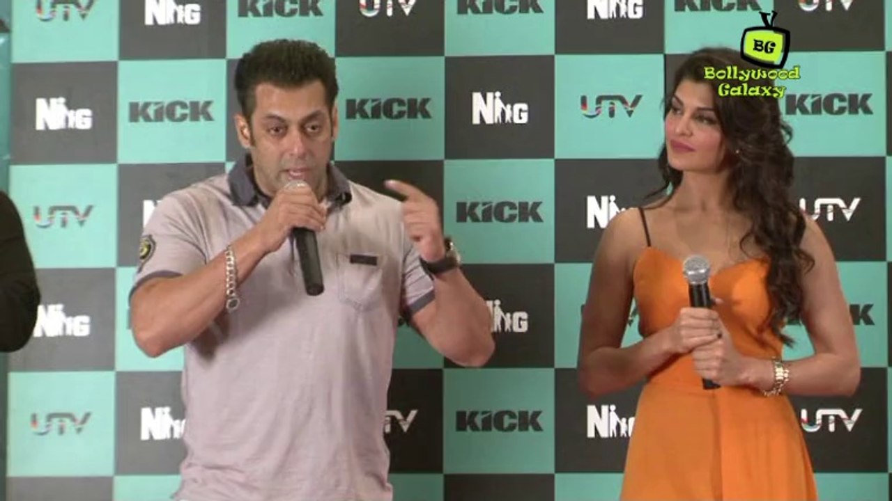 Salman Khan And Jacqueline Launch Of Action Making Of Movie "Kick"
