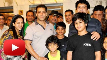 Kick special screening for salman khans family