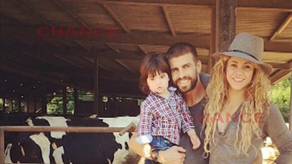 Shakira, Piqué y Milan, desconectan en el campo