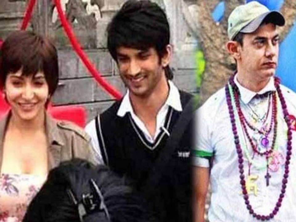 Aamir Khan Anushka Sharma Sushant Singh Rajput In Peekay Behind The Scenes