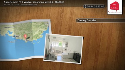 Appartement F3 à vendre, Sanary Sur Mer (83), 206000€
