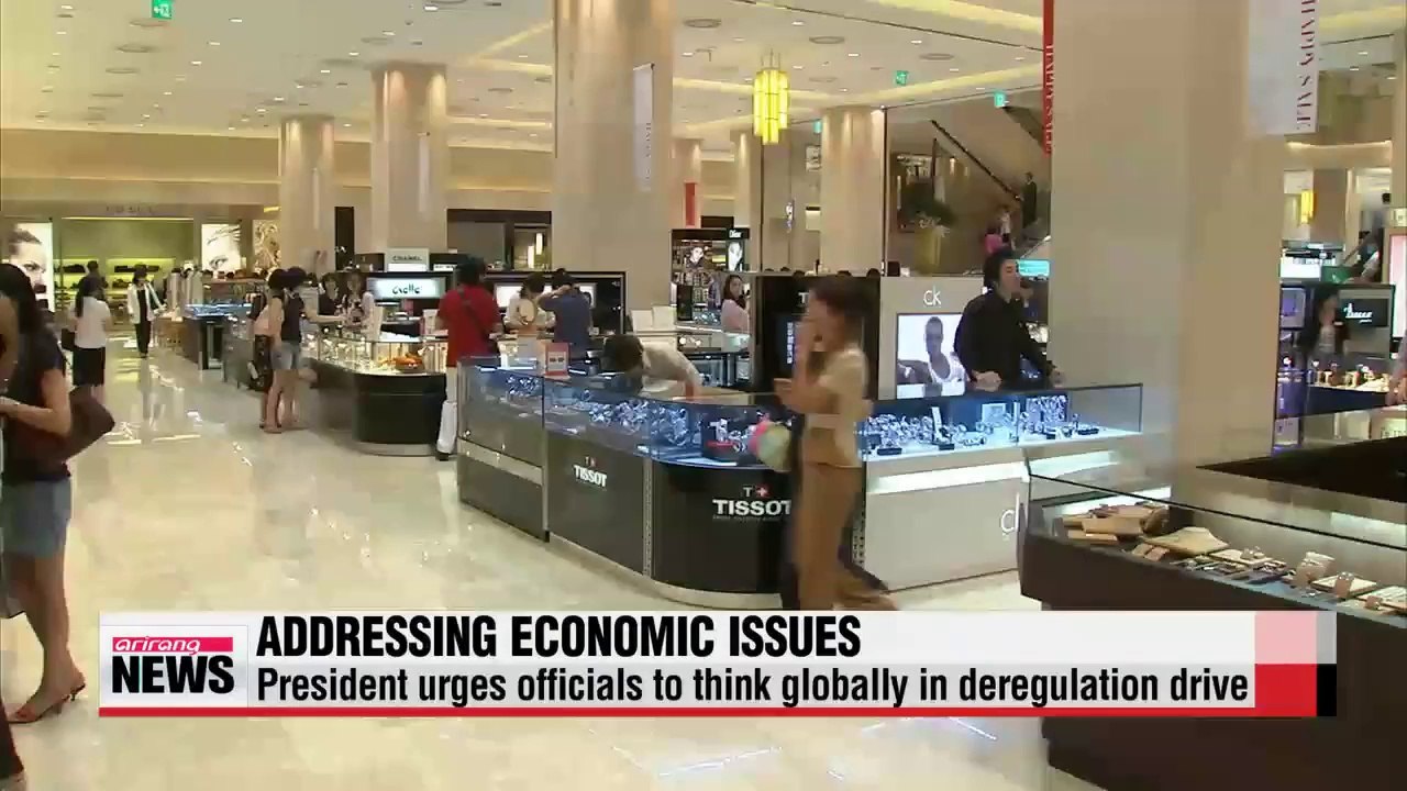 President Park highlights deregulation in revitalizing Korean economy