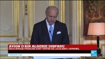 Laurent Fabius : Le vol AH5017 d'Air Algérie s'est 