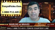 MLB Odds Atlanta Braves vs. Miami Marlins Pick Prediction Preview 7-24-2014