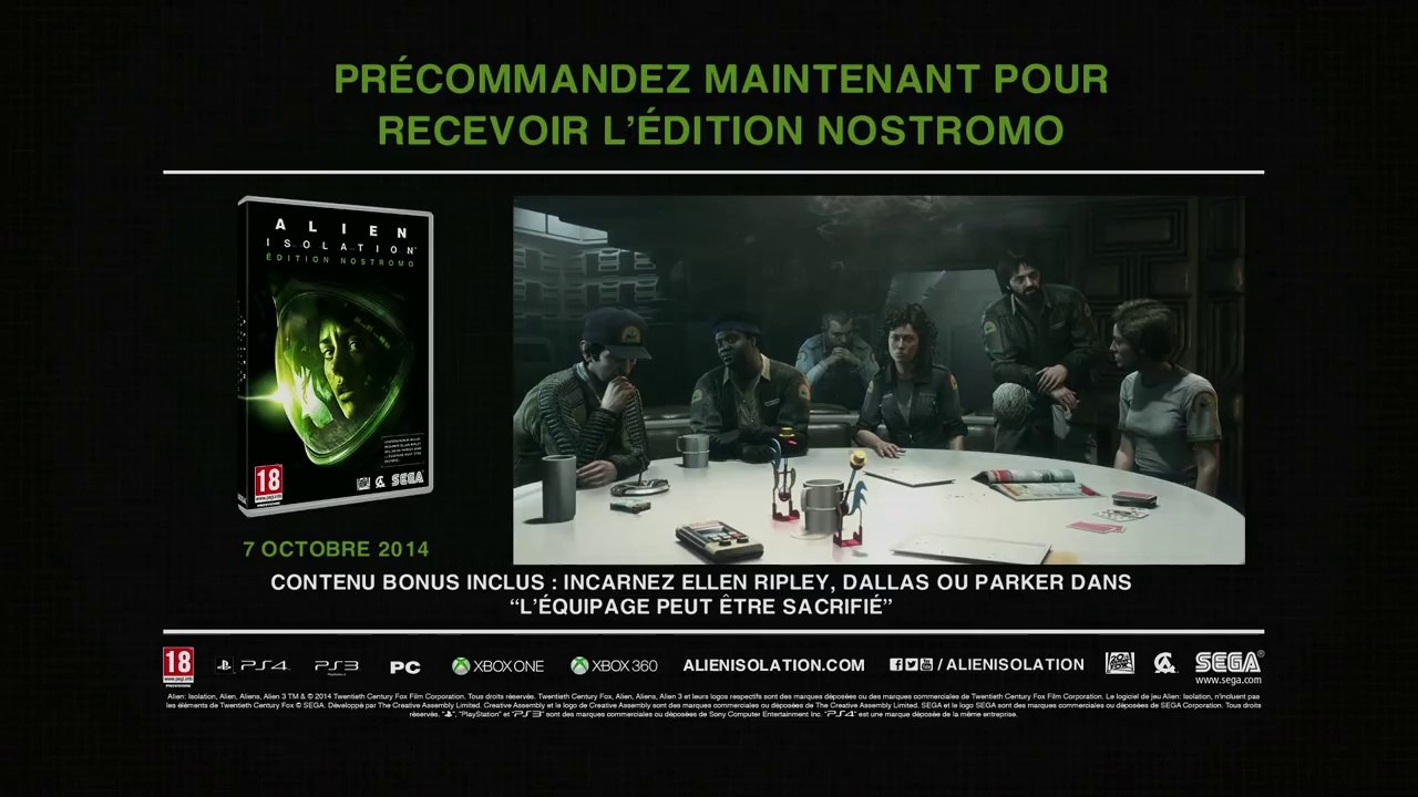 Alien : Isolation - The Cast of Alien