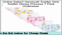 Cheap Handcraft Toddler Girls Toddler Disney Princess 7 Pack Underwear