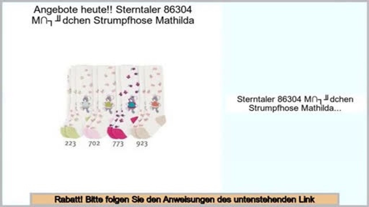 Niedrige Preise Sterntaler 86304 M�dchen Strumpfhose Mathilda