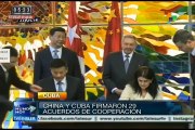 Suscribieron China y Cuba 29 acuerdos de cooperación e intercambio