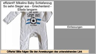 Rabatt Mikalino Baby Schlafanzug So sehn Sieger aus - Griechenland - Ellada langarm